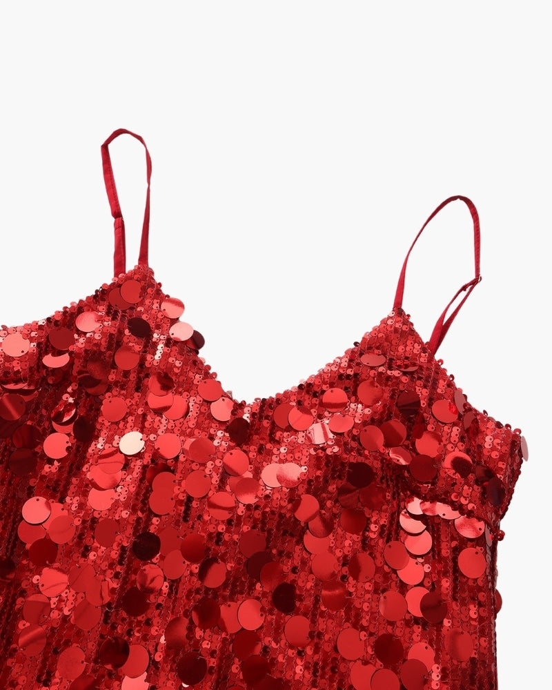 Vestido de Cóctel con Lentejuelas