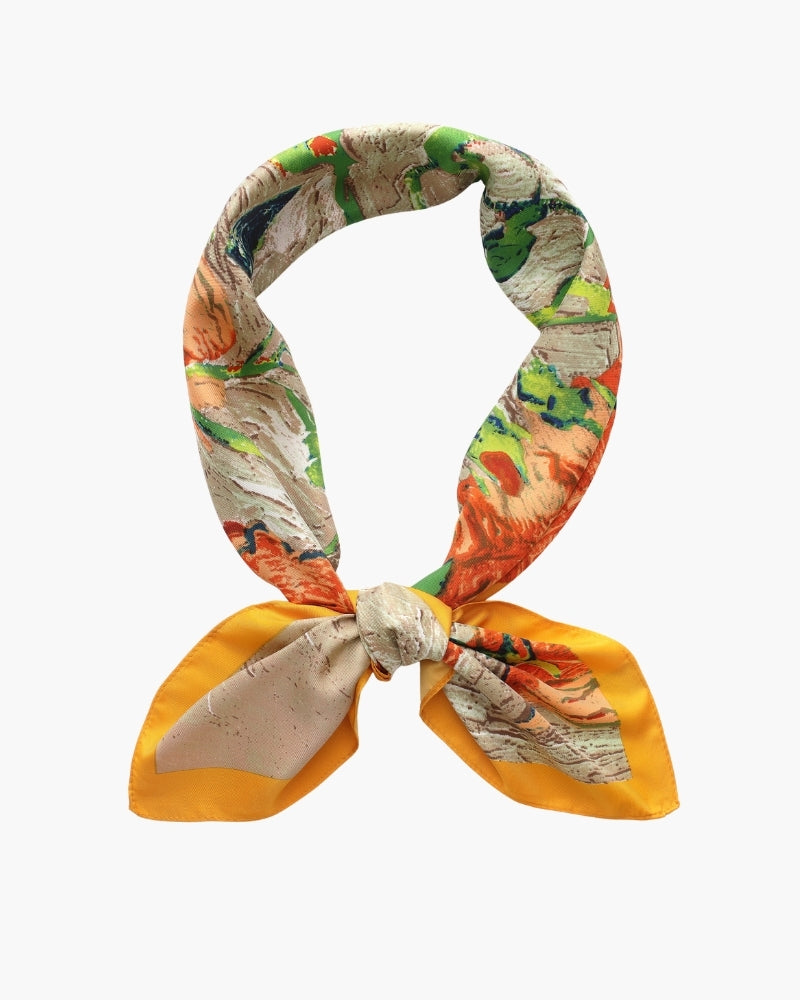 Pañuelo de Seda Estampado