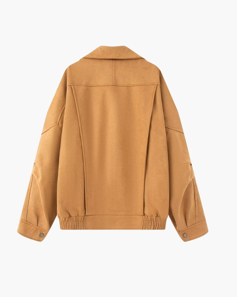 Chaqueta de Ante Fluida