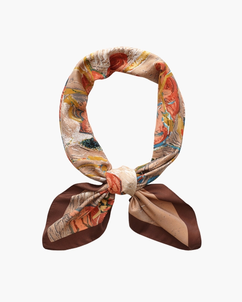Pañuelo de Seda Estampado
