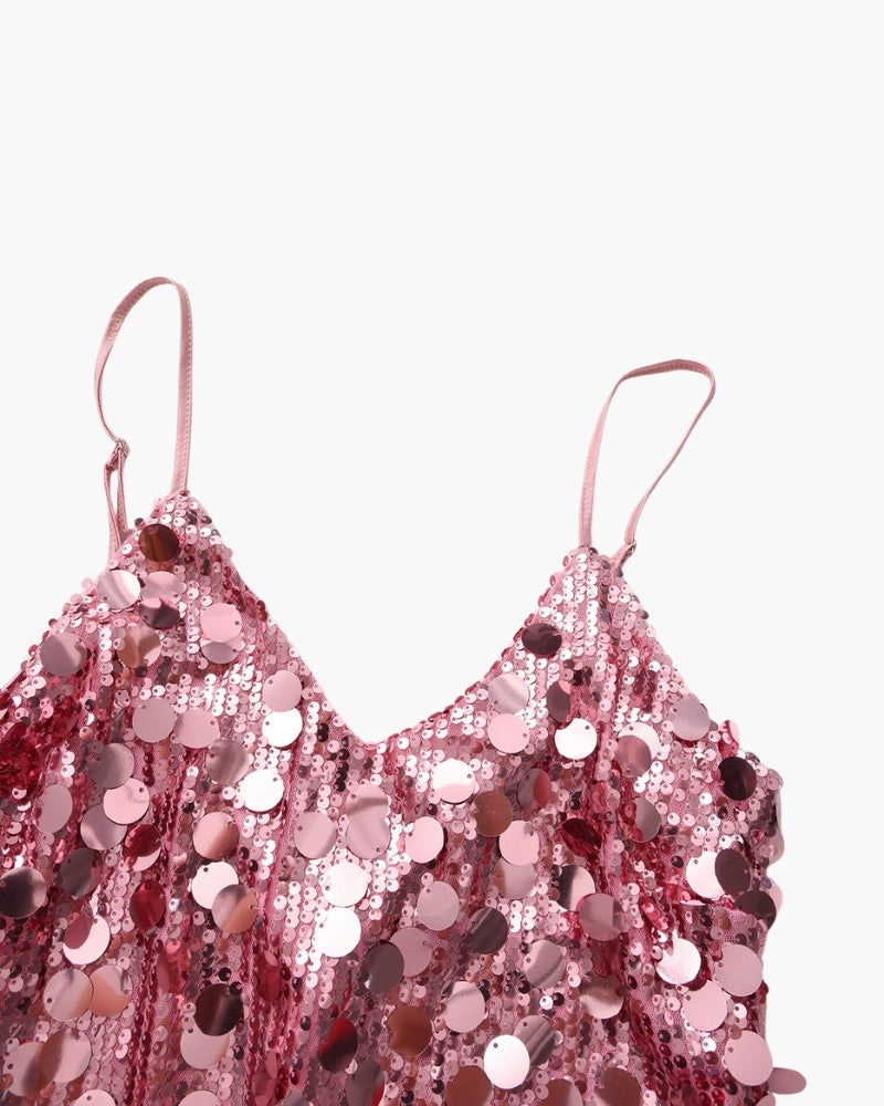 Vestido de Cóctel con Lentejuelas