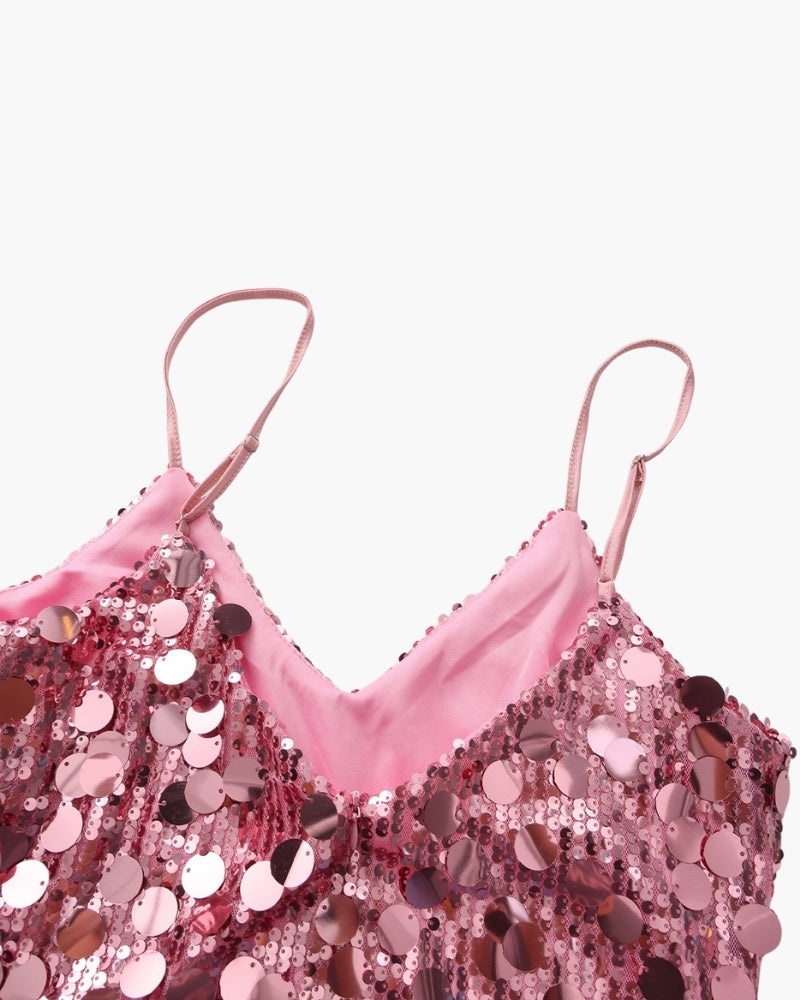 Vestido de Cóctel con Lentejuelas
