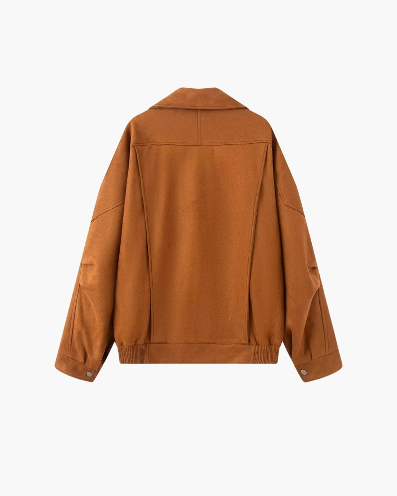 Chaqueta de Ante Fluida