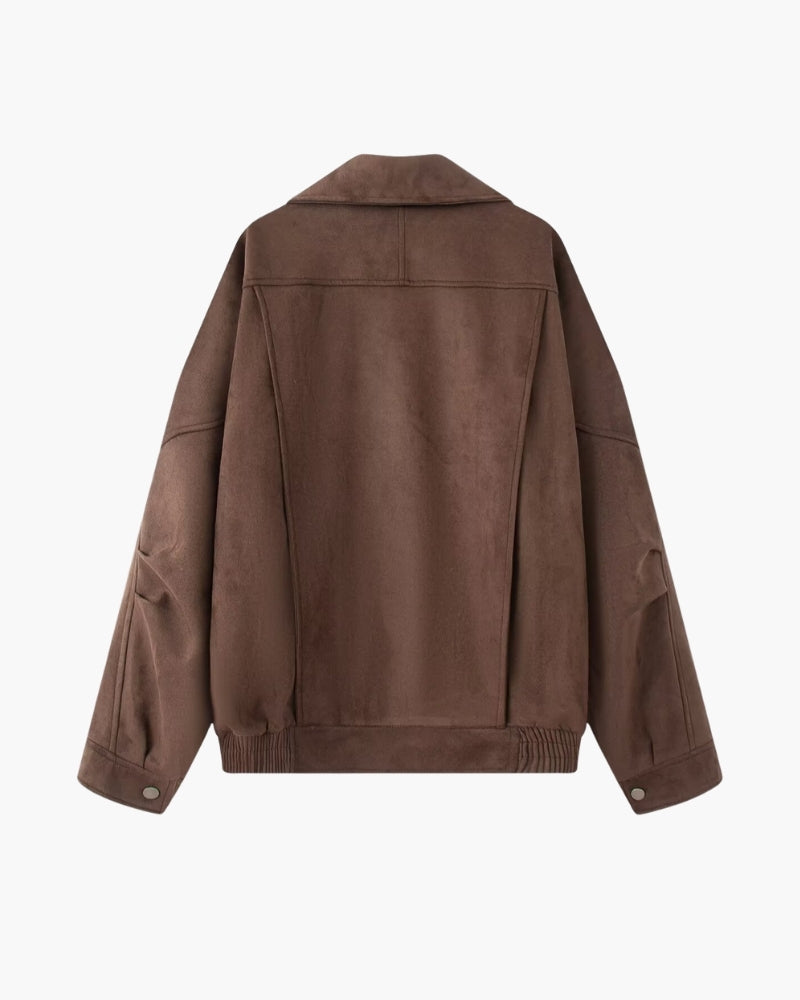 Chaqueta de Ante Fluida