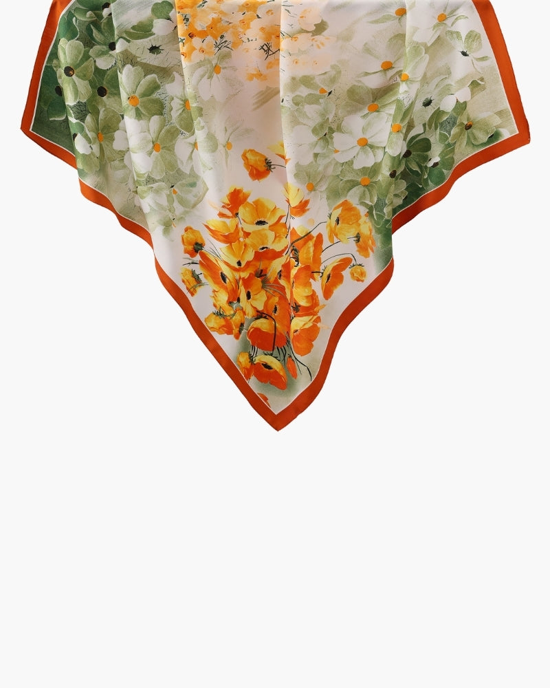 Pañuelo de Seda Estampado