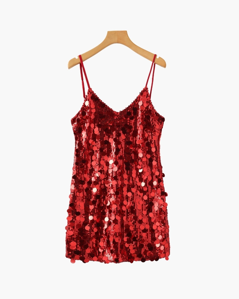 Vestido de Cóctel con Lentejuelas