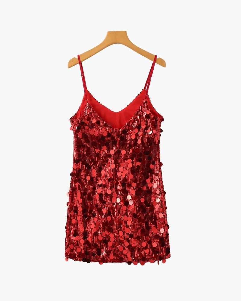 Vestido de Cóctel con Lentejuelas