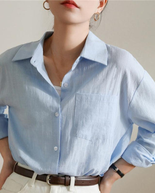 Camisa de Lino Relajada