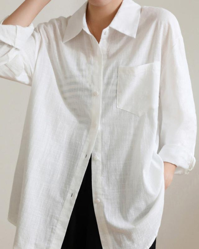 Camisa de Lino Relajada