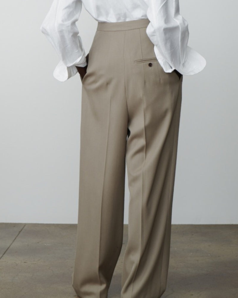 Pantalón de Lana Oversize