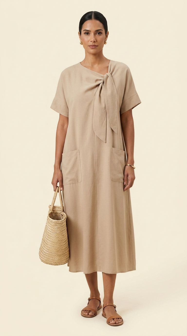 Vestido Ella Elegante con Bolsillos