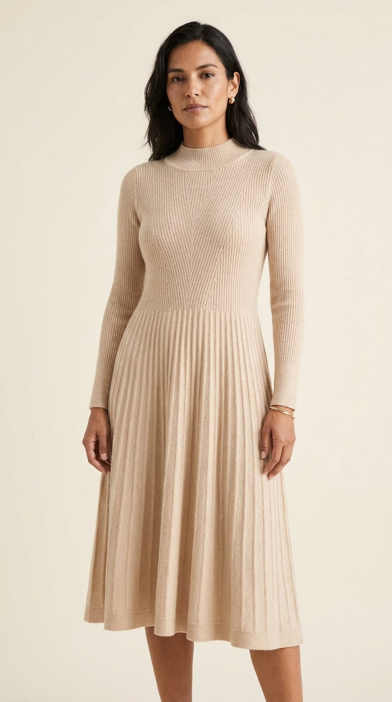 Vestido Evasé de Cachemira