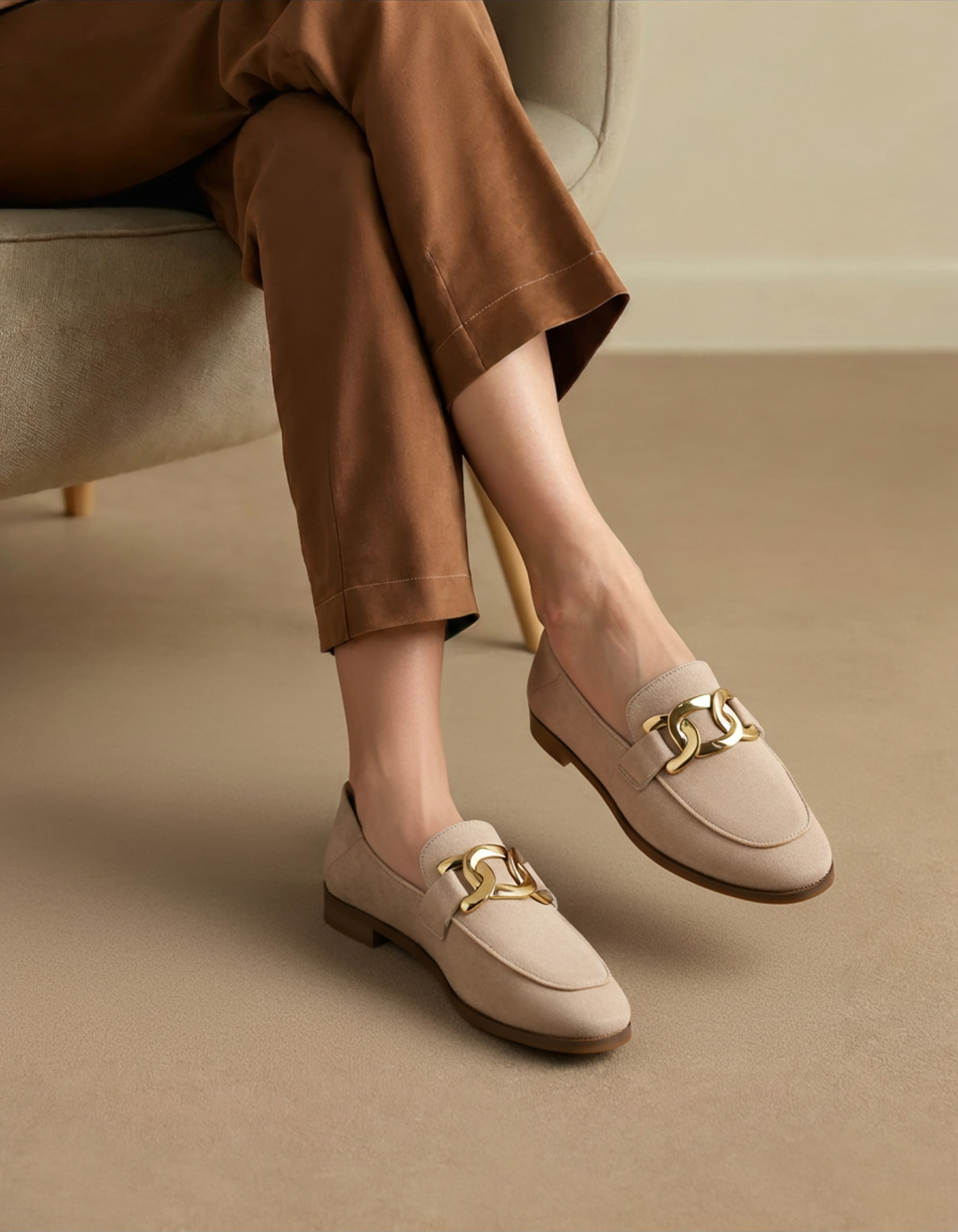 Mocasines con Detalle Metálico