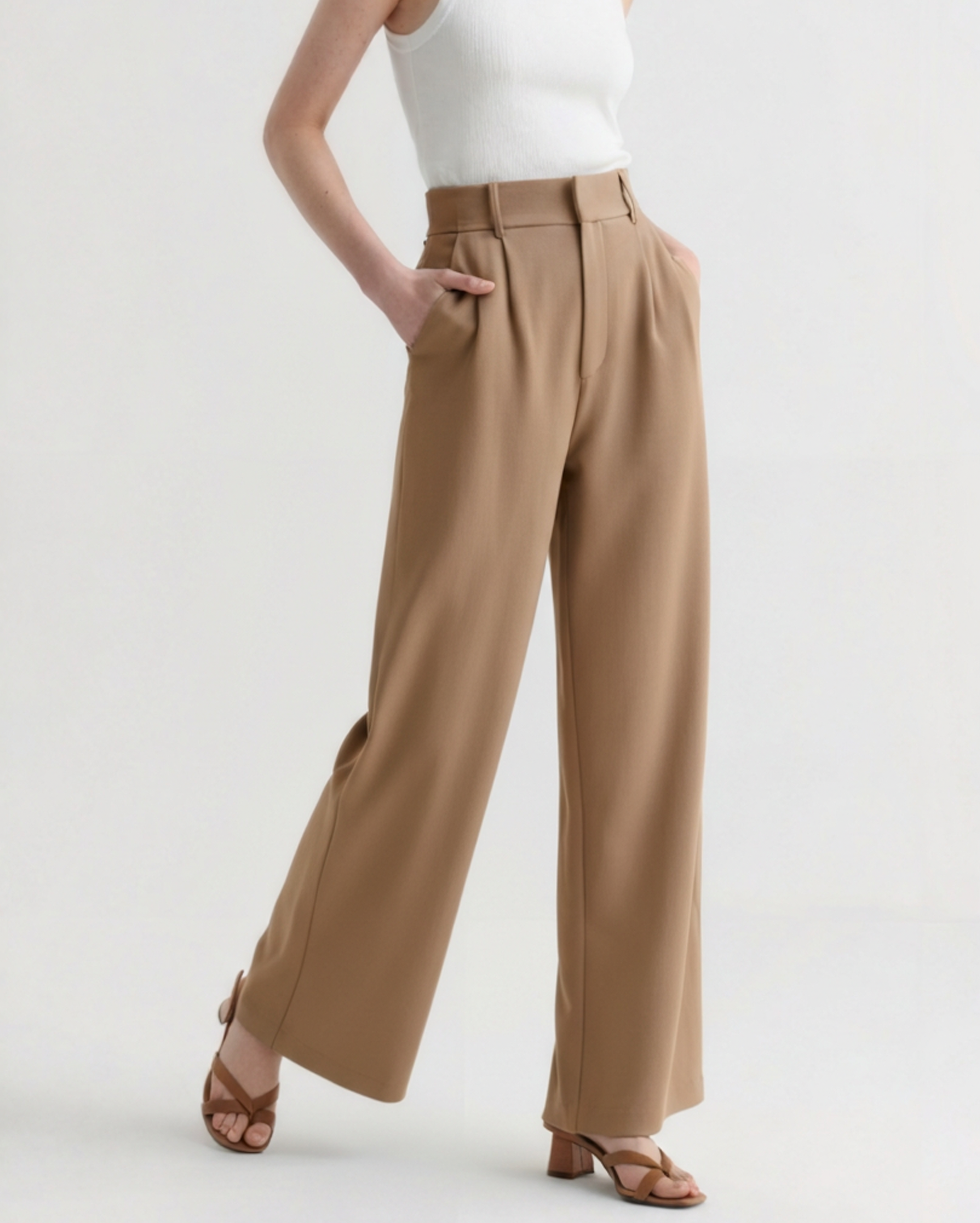 Pantalón Ancho de Pinzas