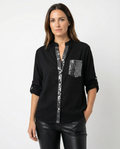 Camisa Glitter con Lentejuelas — Elegancia que Brilla