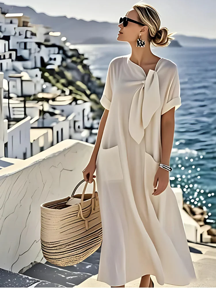 Vestido Ella Elegante con Bolsillos