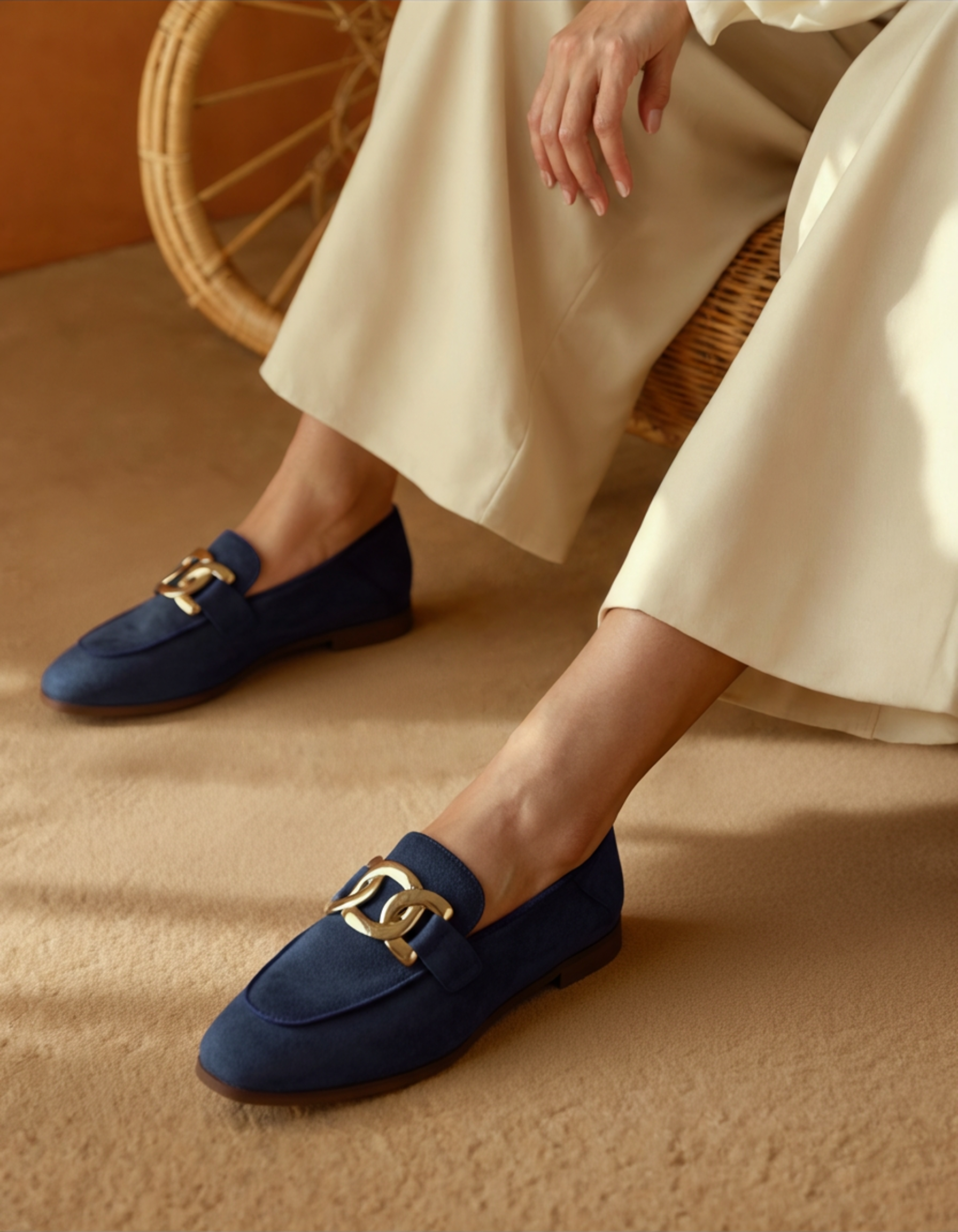 Mocasines con Detalle Metálico