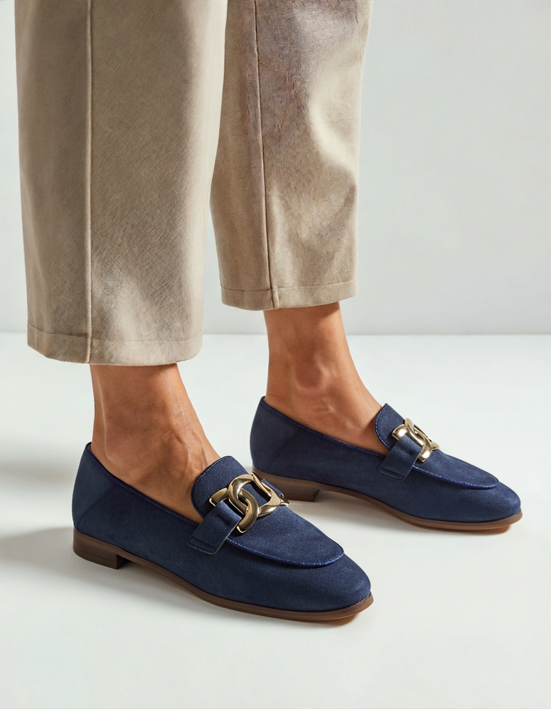 Mocasines con Detalle Metálico