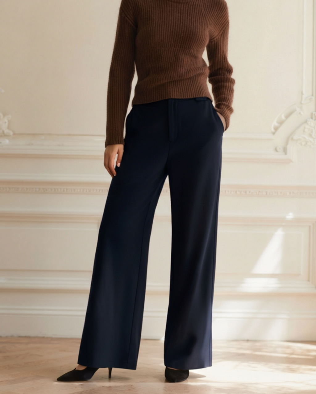 Pantalón Ancho de Pinzas
