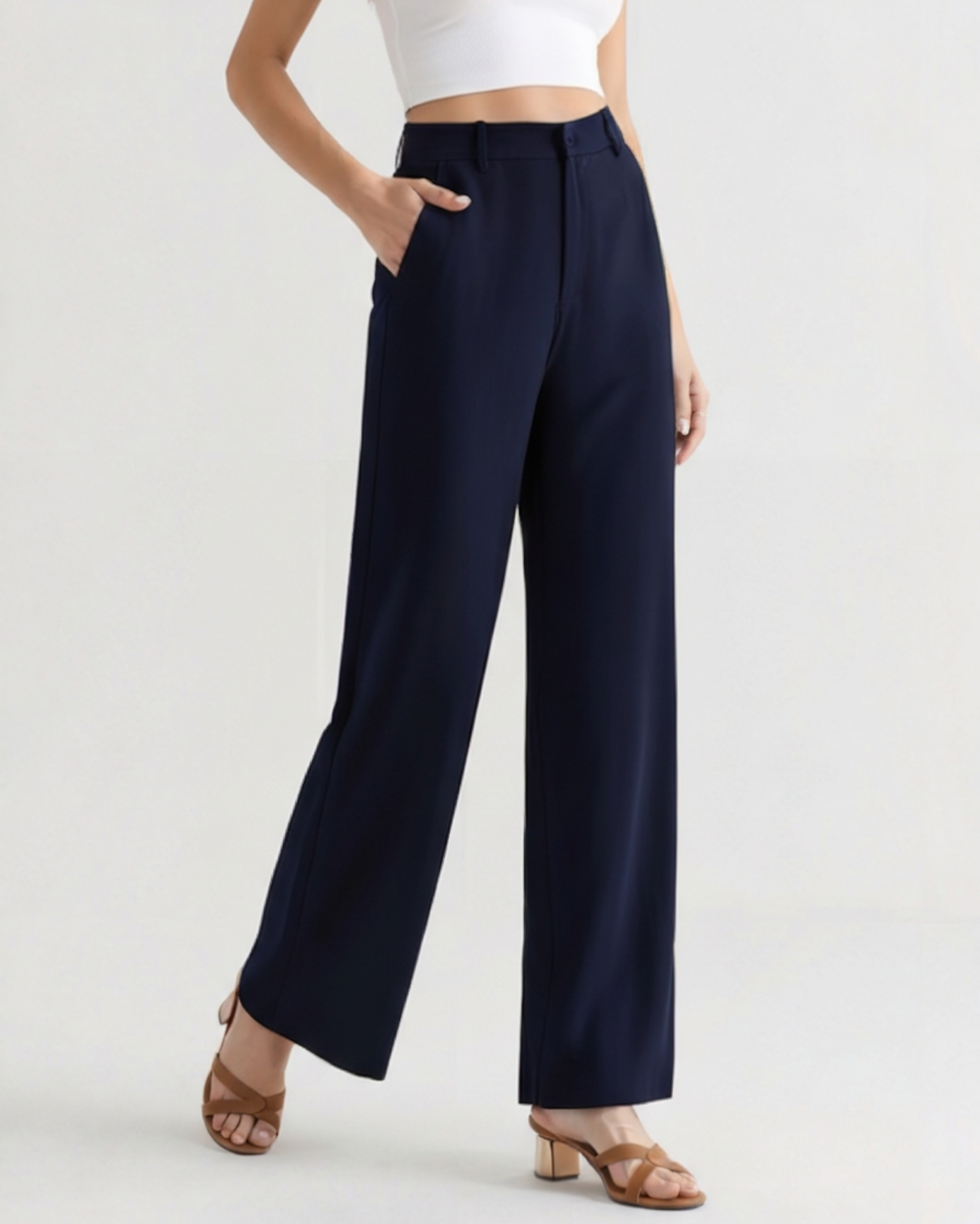 Pantalón Ancho de Pinzas
