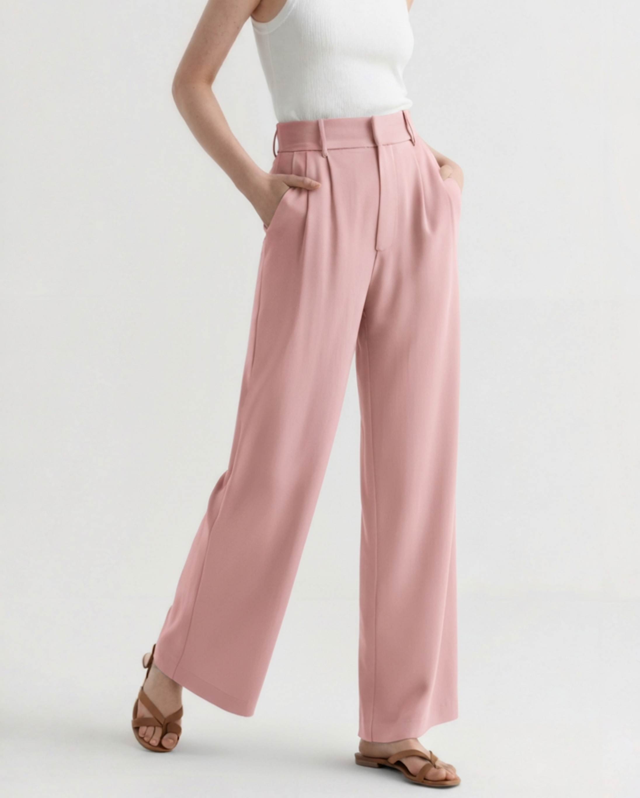 Pantalón Ancho de Pinzas